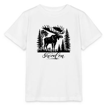 Suède Suède Viking Nordique Scandinavie Solstice d’été - T-shirt bio MINI CREATOR Stanley/Stella Enfant - blanc - Devant - Maike (125cm)