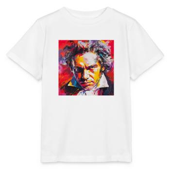Beethoven n°1 - T-shirt bio MINI CREATOR Stanley/Stella Enfant - blanc - Devant - Maike (125cm)