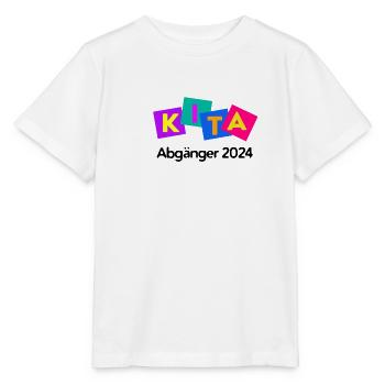 Diplômés en garderie 2024 - T-shirt bio MINI CREATOR Stanley/Stella Enfant - blanc - Devant - Maike (125cm)