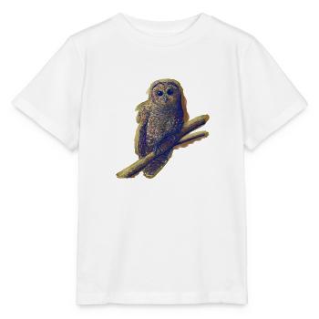 Owl - Stanley/Stella MINI CREATOR Kids’ T-Shirt - white - Front - Maike (125cm)