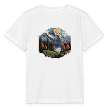 Schweizer Berge - Stanley/Stella Kinder T-Shirt MINI CREATOR  - Weiß - Vorne - Maike (125cm)