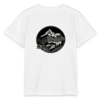 Schweizer Berge - Stanley/Stella Kinder T-Shirt MINI CREATOR  - Weiß - Vorne - Maike (125cm)