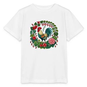 Rooster Lovers - Stanley/Stella MINI CREATOR Kids’ T-Shirt - white - Front - Maike (125cm)