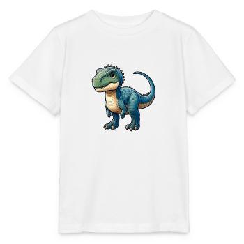 Dinosaure Animal Sauvage - T-shirt bio MINI CREATOR Stanley/Stella Enfant - blanc - Devant - Maike (125cm)