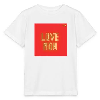love now - Stanley/Stella Kinder T-Shirt MINI CREATOR  - Weiß - Vorne - Maike (125cm)