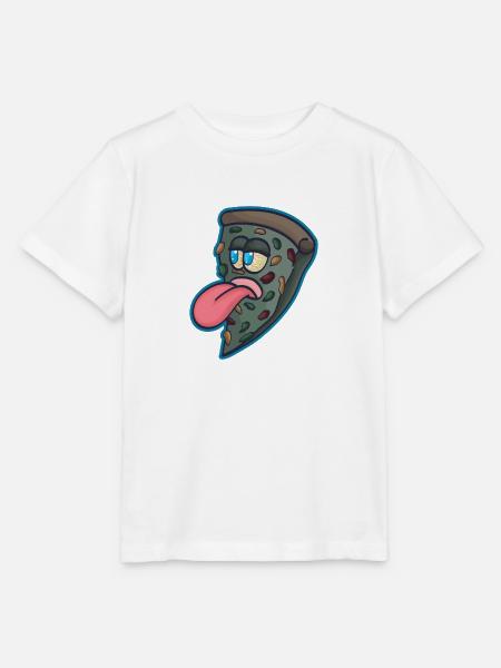 Pizzastück Pizzeria - Stanley/Stella Kinder T-Shirt MINI CREATOR - Weiß