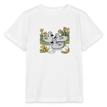 Entchen - Stanley/Stella Kinder T-Shirt MINI CREATOR  - Weiß - Vorne - Maike (125cm)