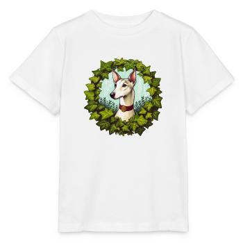 Vintage Galgo - Stanley/Stella Kinder T-Shirt MINI CREATOR  - Weiß - Vorne - Maike (125cm)