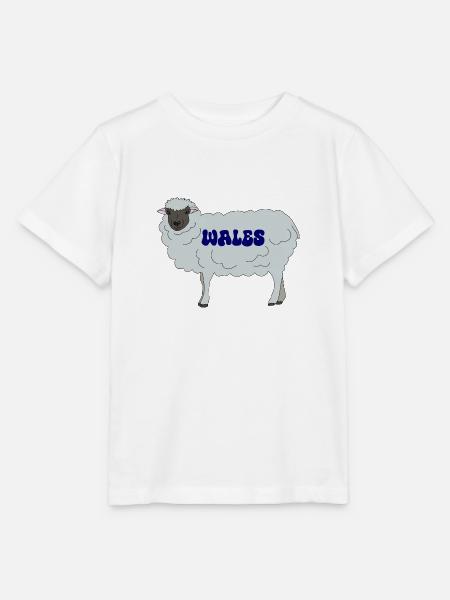 Wales Schaf - Stanley/Stella Kinder T-Shirt MINI CREATOR - Weiß