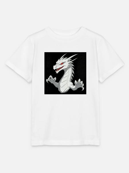 Strahlender weißer Drache - Stanley/Stella Kinder T-Shirt MINI CREATOR  - Weiß