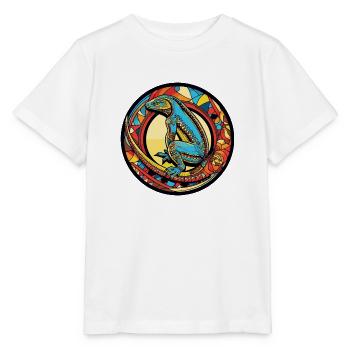 echse comic - Stanley/Stella Kinder T-Shirt MINI CREATOR  - Weiß - Vorne - Maike (125cm)