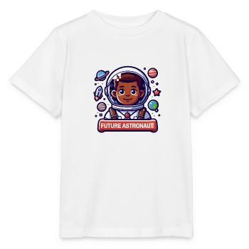 FUTURISTISCHER ASTRONAUTEN-TREND - Stanley/Stella Kinder T-Shirt MINI CREATOR  - Weiß - Vorne - Maike (125cm)