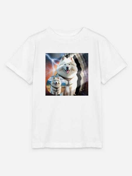 Samojedenliebe - Stanley/Stella Kinder T-Shirt MINI CREATOR - Weiß