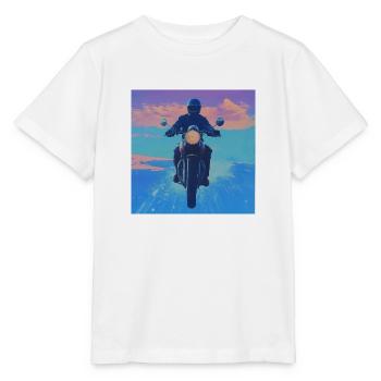 Moto - T-shirt bio MINI CREATOR Stanley/Stella Enfant - blanc - Devant - Maike (125cm)