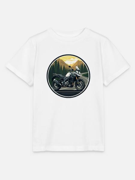 Motorrad-Abenteuer - Stanley/Stella Kinder T-Shirt MINI CREATOR  - Weiß