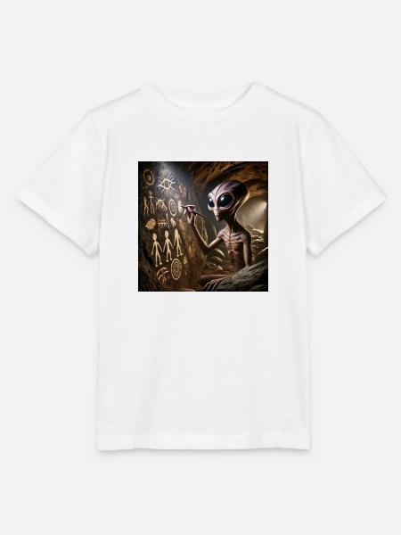 Prähistorischer Außerirdischer - Stanley/Stella Kinder T-Shirt MINI CREATOR - Weiß
