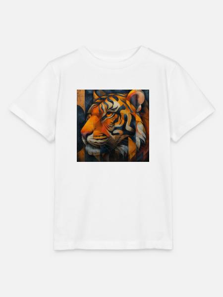 Tiger - Stanley/Stella Kinder T-Shirt MINI CREATOR - Weiß