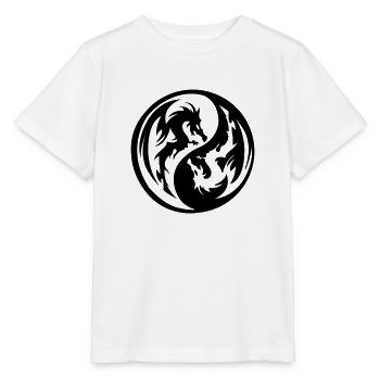 dragon ying yans - Stanley/Stella Kinder T-Shirt MINI CREATOR  - Weiß - Vorne - Maike (125cm)