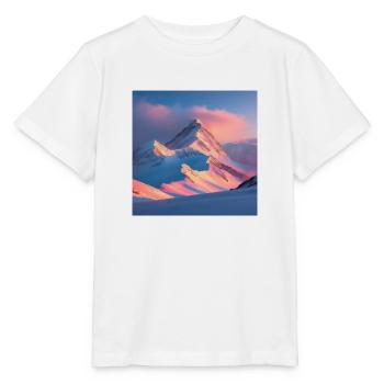 Mountain Range - Stanley/Stella Kinder T-Shirt MINI CREATOR  - Weiß - Vorne - Maike (125cm)