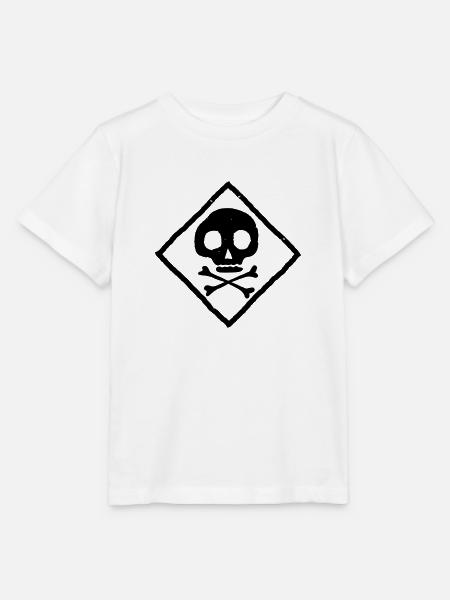 Schädel und Knochen - Stanley/Stella Kinder T-Shirt MINI CREATOR - Weiß