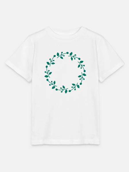 Weihnachtskranz - Stanley/Stella Kinder T-Shirt MINI CREATOR  - Weiß