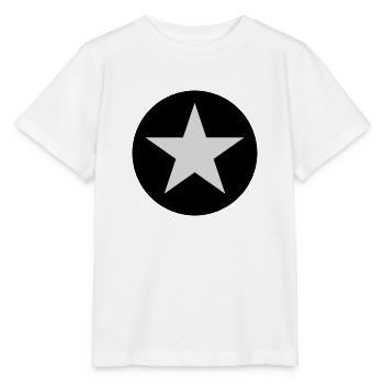 Stern Sticker - Stanley/Stella Kinder T-Shirt MINI CREATOR  - Weiß - Vorne - Maike (125cm)