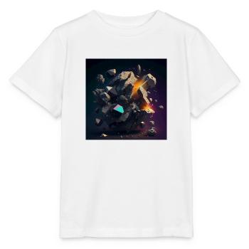 Kosmischer Ausbruch - Stanley/Stella Kinder T-Shirt MINI CREATOR  - Weiß - Vorne - Maike (125cm)
