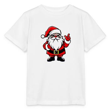 Weihnachtsmann, santa claus figure Święty Mikołaj - T-shirt bio MINI CREATOR Stanley/Stella Enfant - blanc - Devant - Maike (125cm)