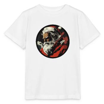 Der Nachdenkliche Weihnachtsmann - Stanley/Stella Kinder T-Shirt MINI CREATOR  - Weiß - Vorne - Maike (125cm)