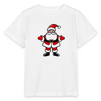 Weihnachtsmann, santa claus figure Święty Mikołaj - T-shirt bio MINI CREATOR Stanley/Stella Enfant - blanc - Devant - Maike (125cm)