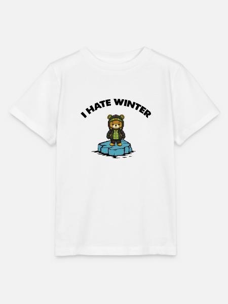 bär eisscholle winter - Stanley/Stella Kinder T-Shirt MINI CREATOR - Weiß