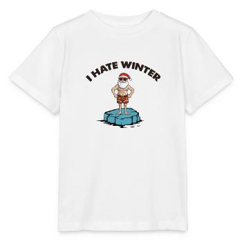 weihnachtsmann eisscholle winter - Stanley/Stella Kinder T-Shirt MINI CREATOR  - Weiß - Vorne - Maike (125cm)