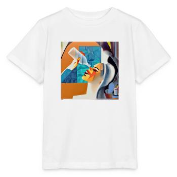 Déjà vide ? - T-shirt bio MINI CREATOR Stanley/Stella Enfant - blanc - Devant - Maike (125cm)