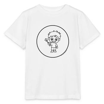 Little Phiri mit Zauberstab - Stanley/Stella Kinder T-Shirt MINI CREATOR  - Weiß - Vorne - Maike (125cm)