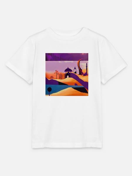 Leben in der Wüste - Stanley/Stella Kinder T-Shirt MINI CREATOR - Weiß