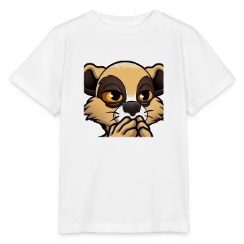 Shocked meerkat - Stanley/Stella MINI CREATOR Kids’ T-Shirt - white - Front - Maike (125cm)