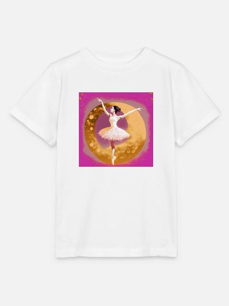 Künstlerischer Tanz - Stanley/Stella Kinder T-Shirt MINI CREATOR - Weiß