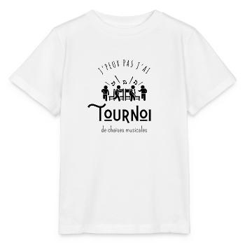 Ich kann nicht, ich habe ein Turnier der musikalischen Stühle - Stanley/Stella Kinder T-Shirt MINI CREATOR  - Weiß - Vorne - Maike (125cm)