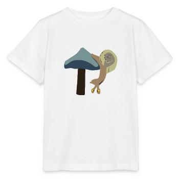 Snail upside down - Stanley/Stella MINI CREATOR Kids’ T-Shirt - white - Front - Maike (125cm)