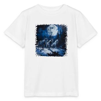 The fairy tale of the bad wolf ? - Stanley/Stella MINI CREATOR Kids’ T-Shirt - white - Front - Maike (125cm)