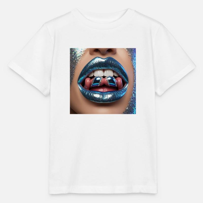 Baiser comique - T-shirt bio MINI CREATOR Stanley/Stella Enfant - blanc