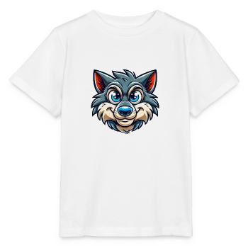 Wolf Comic - Stanley/Stella MINI CREATOR Kids’ T-Shirt - white - Front - Maike (125cm)
