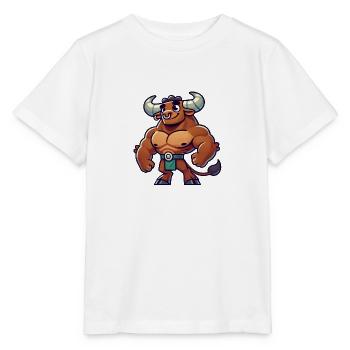 Minotaur Comic - Stanley/Stella MINI CREATOR Kids’ T-Shirt - white - Front - Maike (125cm)