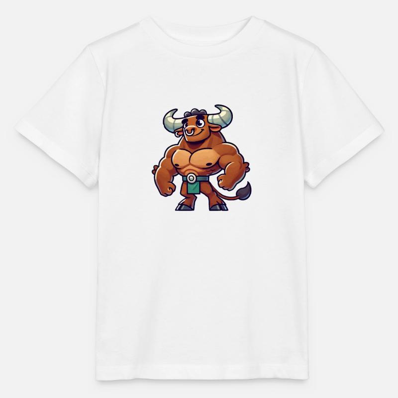 Minotaurus Comic - Stanley/Stella Kinder T-Shirt MINI CREATOR  - Weiß