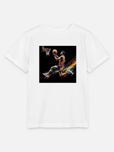 Basketballspieler - Stanley/Stella Kinder T-Shirt MINI CREATOR  - Weiß