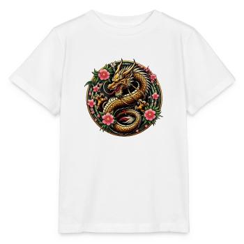 Dragon de Chine - T-shirt bio MINI CREATOR Stanley/Stella Enfant - blanc - Devant - Maike (125cm)