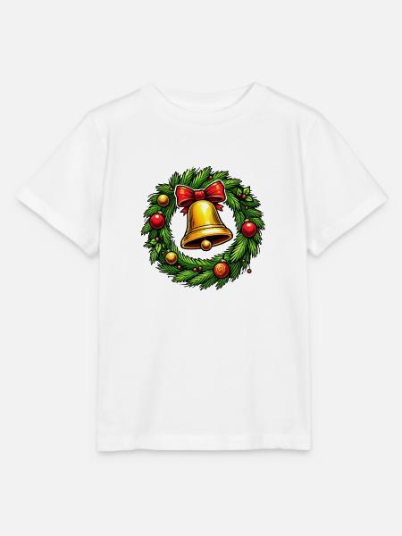 Kranz Glocke - Stanley/Stella Kinder T-Shirt MINI CREATOR  - Weiß