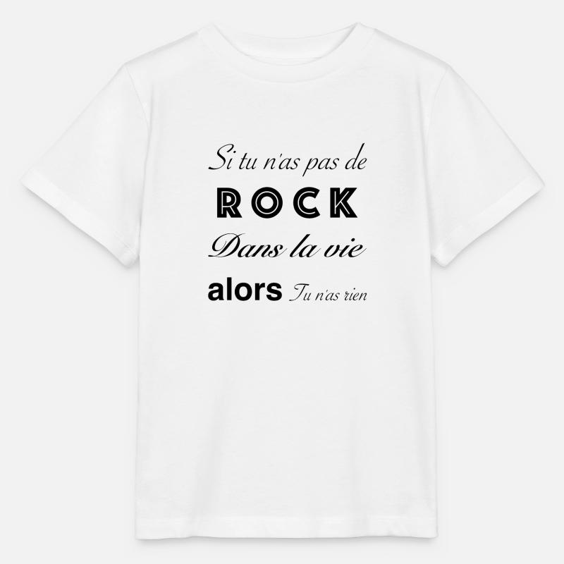 Rock - T-shirt bio MINI CREATOR Stanley/Stella Enfant - blanc