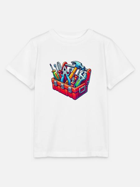 werkzeug werkzeugkasten - Stanley/Stella Kinder T-Shirt MINI CREATOR  - Weiß