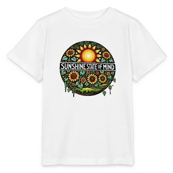 Sonnenschein-Gemütszustand - Stanley/Stella Kinder T-Shirt MINI CREATOR  - Weiß - Vorne - Maike (125cm)